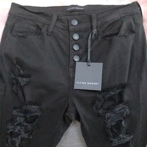 Flying monkey black jeans size 27